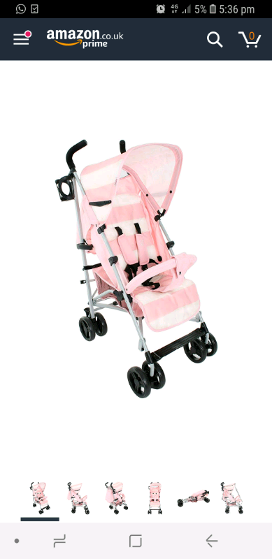 my barbie pushchair